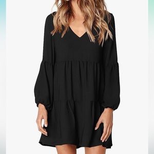 Black flowy dress